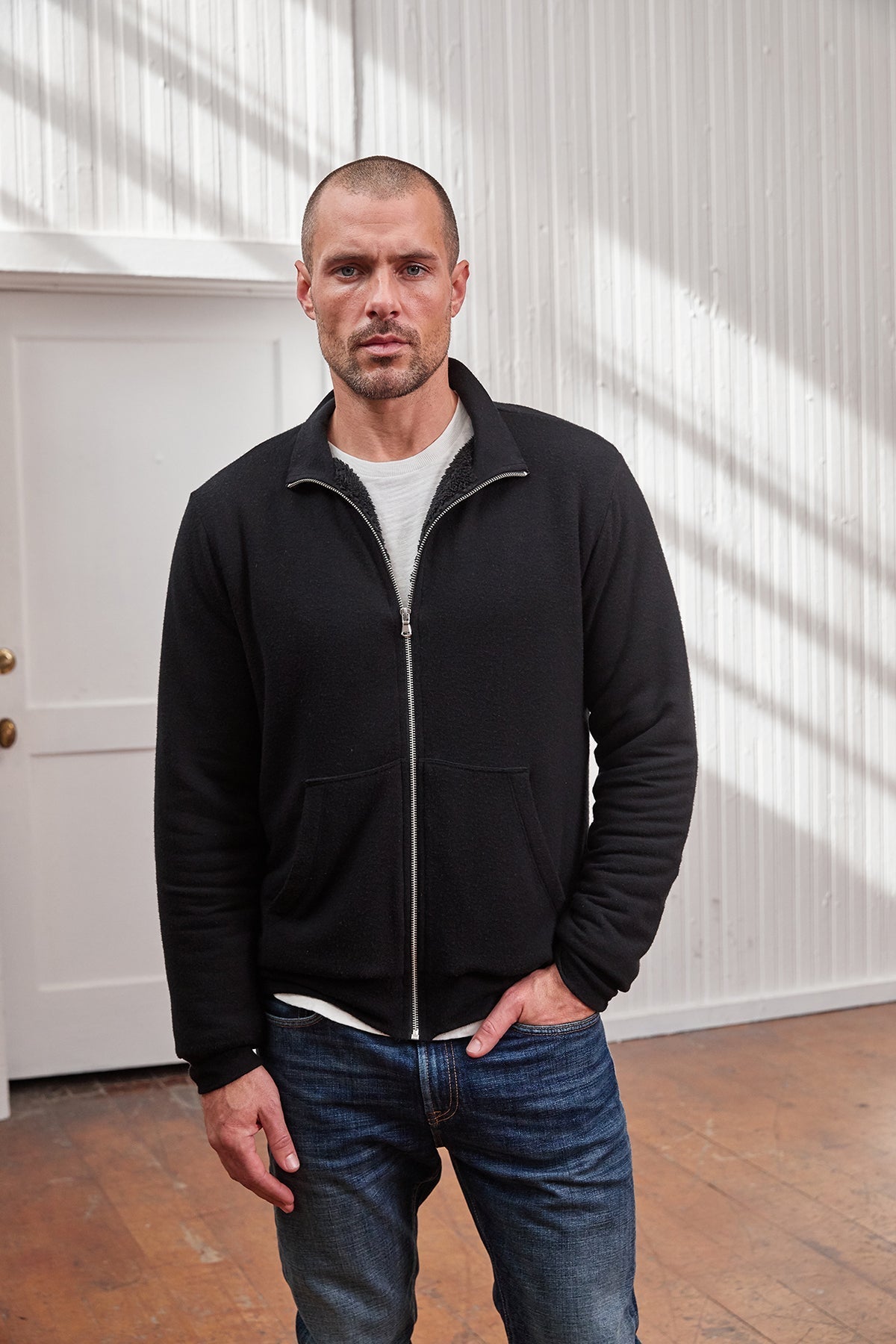 SOLOMON BOMBER JACKET - Velvet Staging 2.0-26916352458948