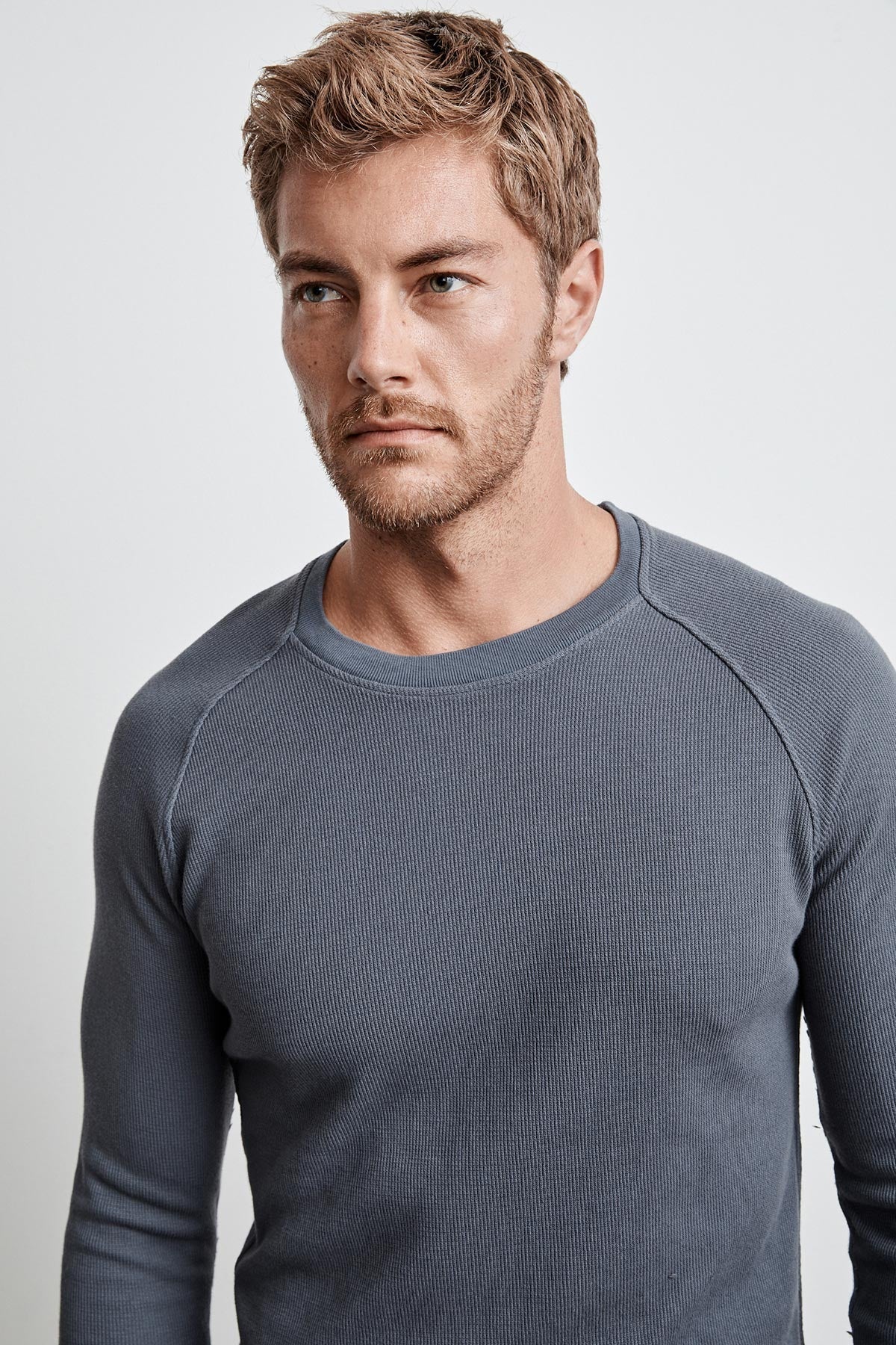 SONNY THERMAL KNIT RAGLAN TEE - Velvet Staging 2.0-26916355309764