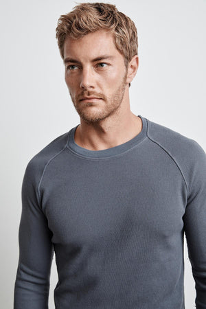 SONNY THERMAL KNIT RAGLAN TEE - Velvet Staging 2.0