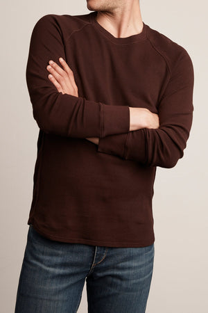 SONNY THERMAL KNIT RAGLAN TEE - Velvet Staging 2.0