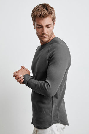 SONNY THERMAL KNIT RAGLAN TEE - Velvet Staging 2.0