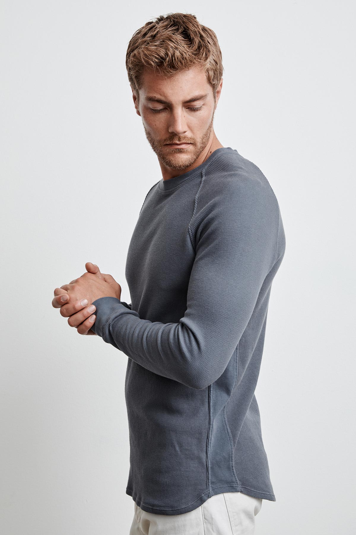 SONNY THERMAL KNIT RAGLAN TEE - Velvet Staging 2.0-26916355244228