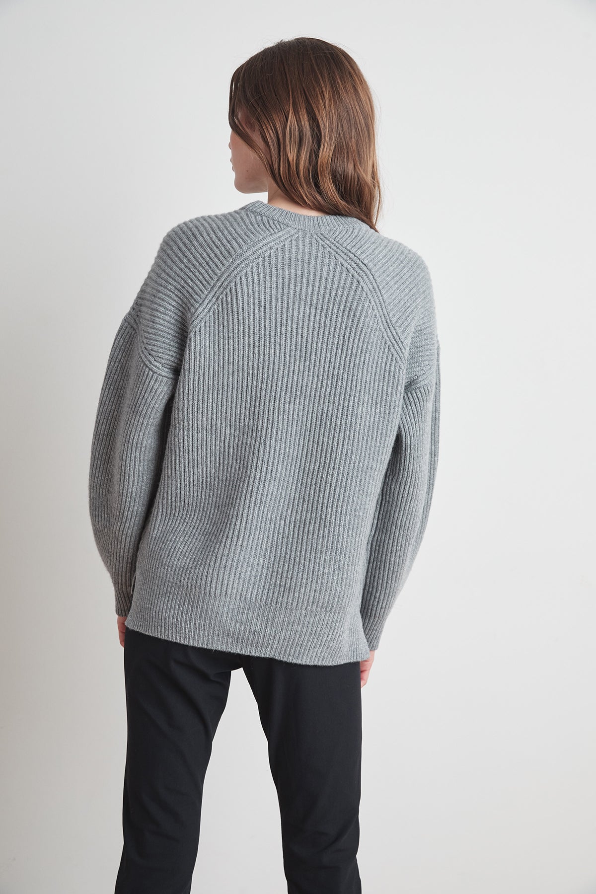 SOPHIE WOOL CASHMERE TEXTURED SWEATER - Velvet Staging 2.0-26916354523332