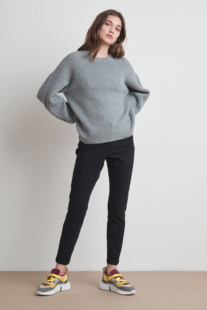 SOPHIE WOOL CASHMERE TEXTURED SWEATER - Velvet Staging 2.0