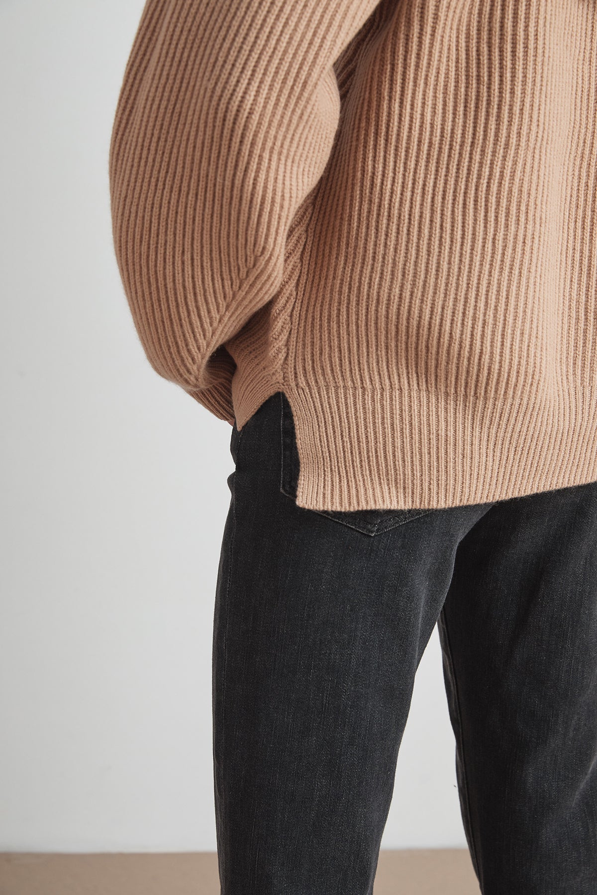 SOPHIE WOOL CASHMERE TEXTURED SWEATER - Velvet Staging 2.0-26916354425028