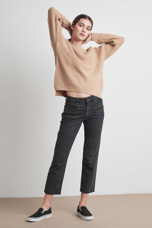 SOPHIE WOOL CASHMERE TEXTURED SWEATER - Velvet Staging 2.0