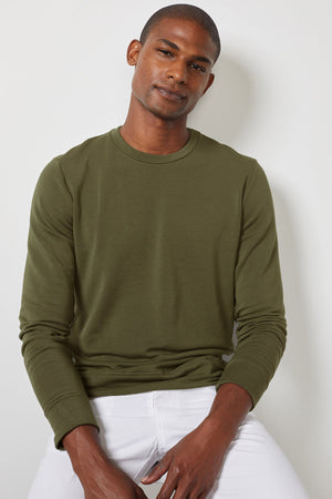 SOREN LUXE FLEECE PULLOVER - Velvet Staging 2.0