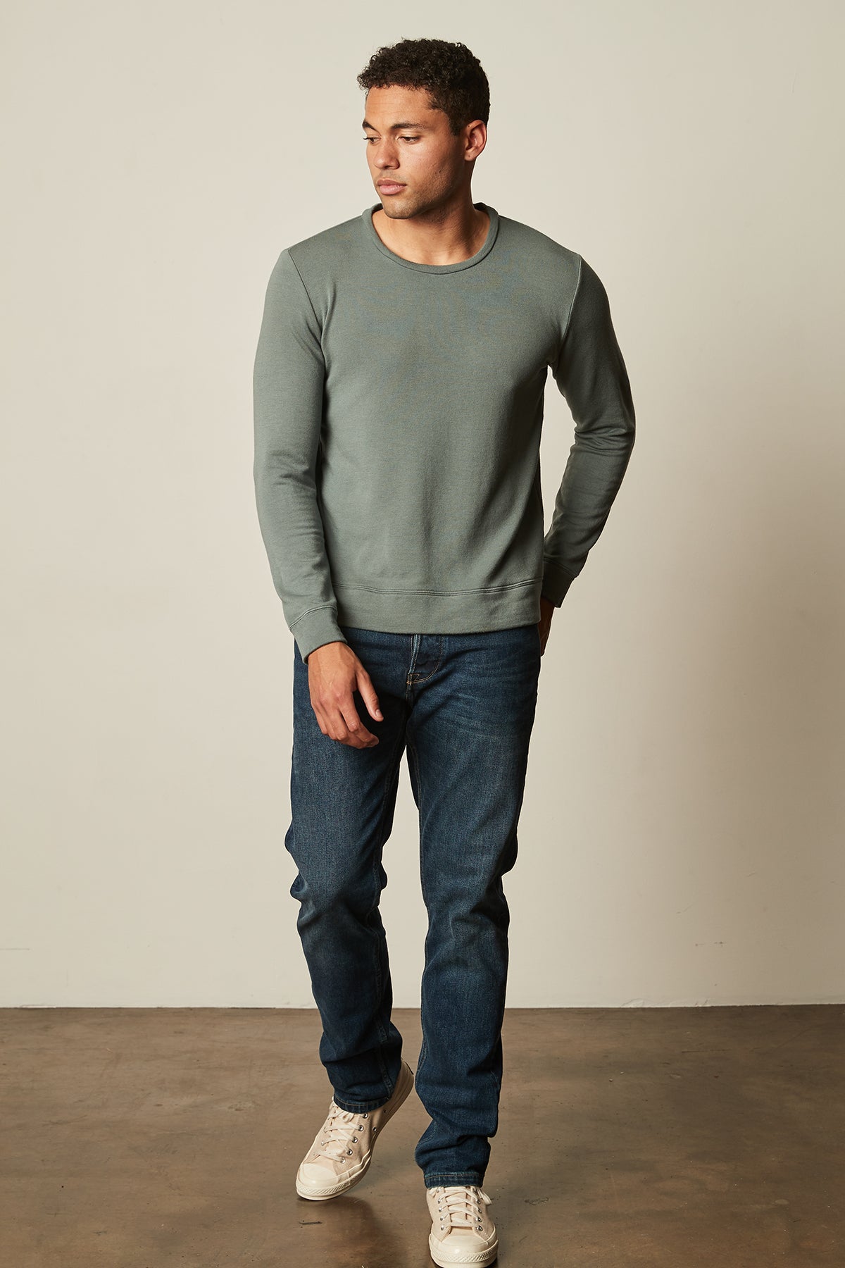 SOREN LUXE FLEECE PULLOVER Velvet by Graham & Spencer
