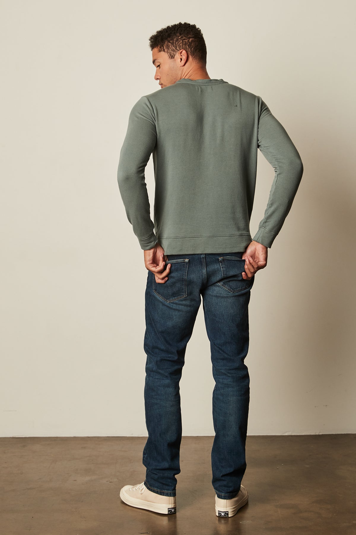 SOREN LUXE FLEECE PULLOVER Velvet by Graham & Spencer