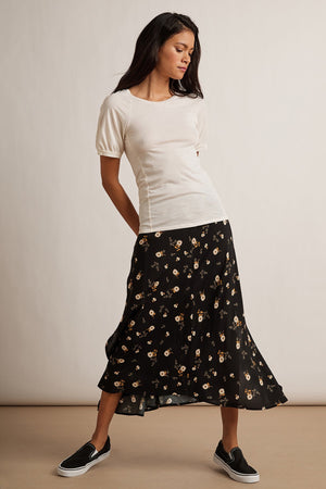 STACY GAUZY WHISPER RAGLAN PUFF SLEEVE TEE - Velvet Staging 2.0