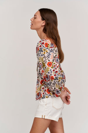 STASS PRINTED TOP - Velvet Staging 2.0