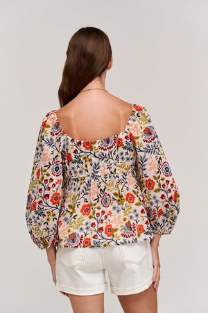 STASS PRINTED TOP - Velvet Staging 2.0