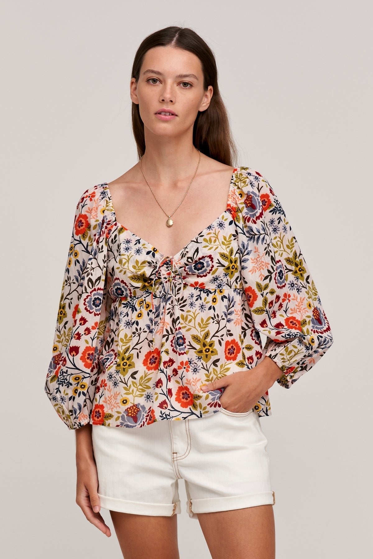 STASS PRINTED TOP - Velvet Staging 2.0-26916361896132