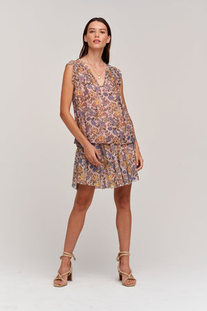 STEPHANIE PRINTED BLOUSE - Velvet Staging 2.0