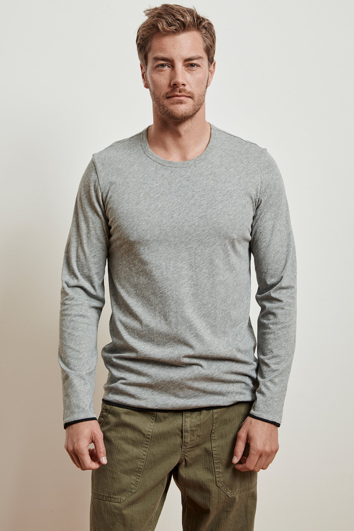 STEPHEN REVERSIBLE COTTON LONG SLEEVE TEE - Velvet Staging 2.0-26916363141316