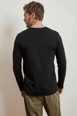 STEPHEN REVERSIBLE COTTON LONG SLEEVE TEE - Velvet Staging 2.0
