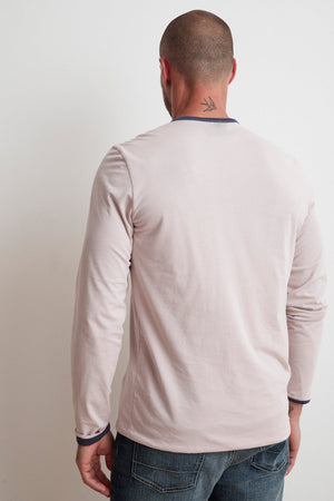 STEPHEN REVERSIBLE COTTON LONG SLEEVE TEE - Velvet Staging 2.0