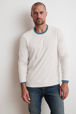 STEPHEN REVERSIBLE COTTON LONG SLEEVE TEE - Velvet Staging 2.0