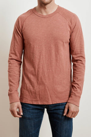 STOCKLEY ORIGINAL SLUB LONG SLEEVE TEE - Velvet Staging 2.0