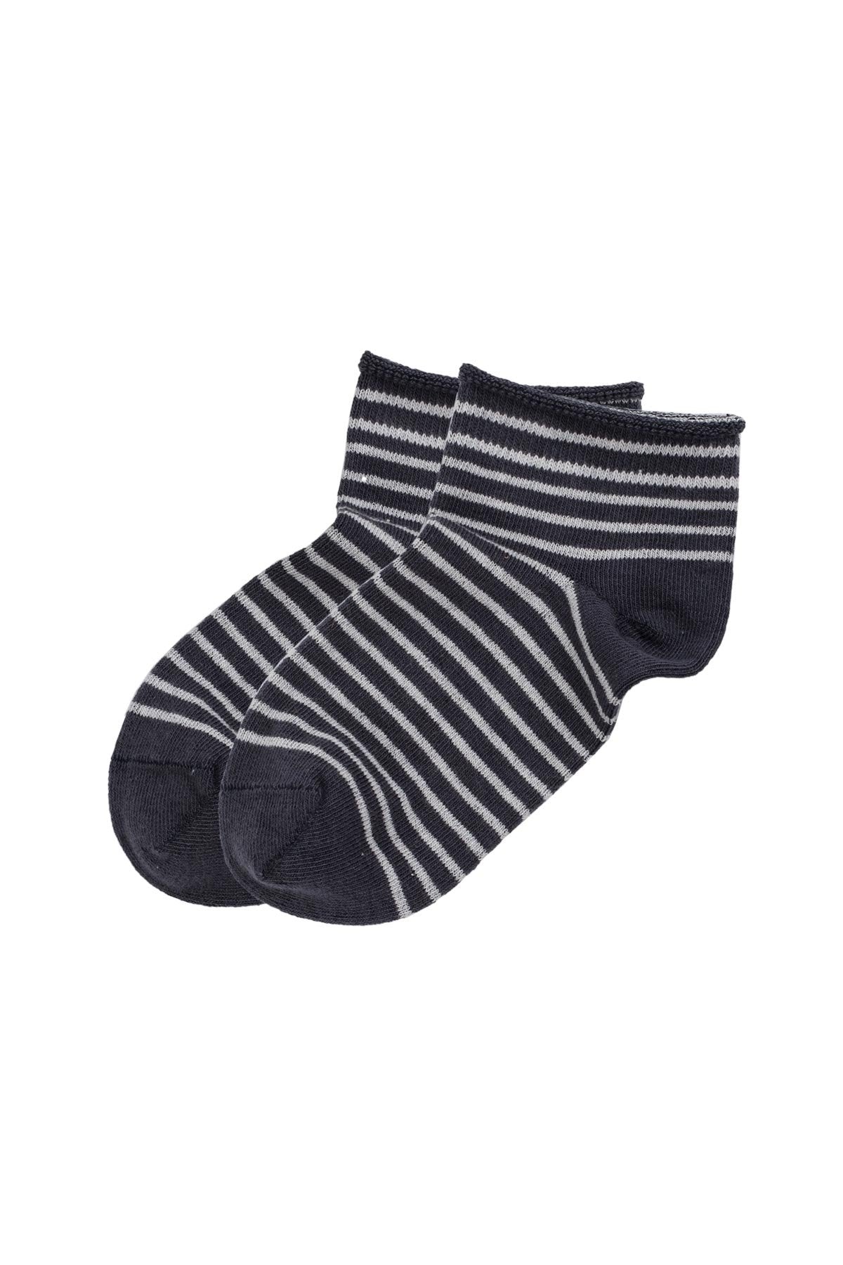 STRIPED BOOTIE SOCK BY LITTLE RIVER SOCK MILL - Velvet Staging 2.0
