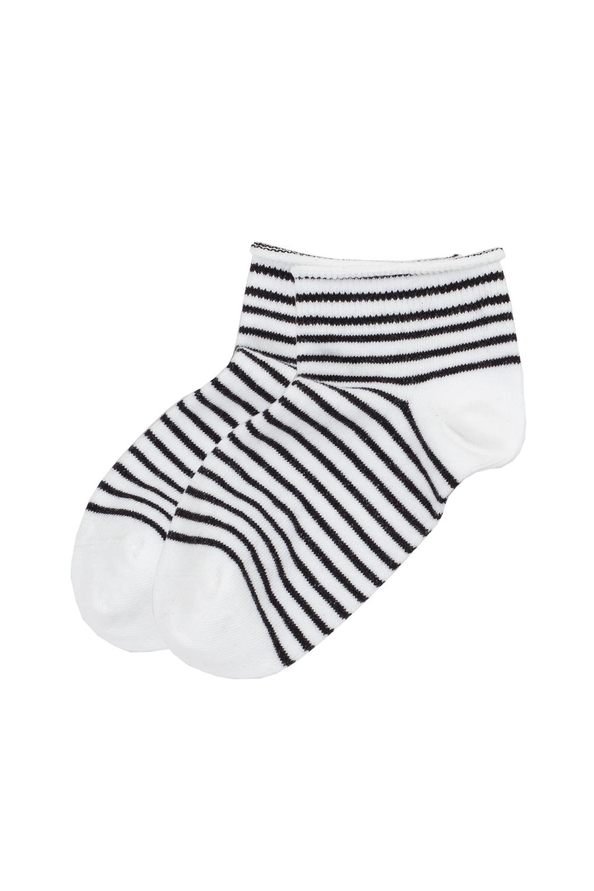 STRIPED BOOTIE SOCK BY LITTLE RIVER SOCK MILL - Velvet Staging 2.0