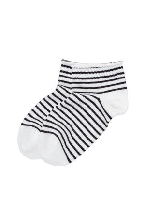 STRIPED BOOTIE SOCK BY LITTLE RIVER SOCK MILL - Velvet Staging 2.0