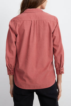 SUKI CORDUROY BUTTON-UP SHIRT - Velvet Staging 2.0