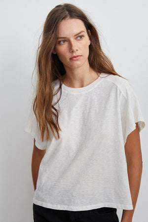 SUNNI CREW NECK TEE - Velvet Staging 2.0