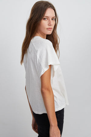 SUNNI CREW NECK TEE - Velvet Staging 2.0