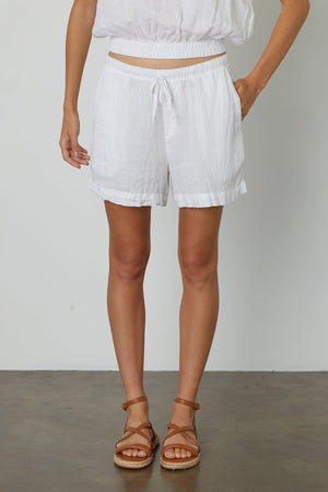 TAMMY DRAWSTRING LINEN SHORT - Velvet Staging 2.0