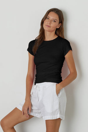 TAMMY DRAWSTRING LINEN SHORT - Velvet Staging 2.0