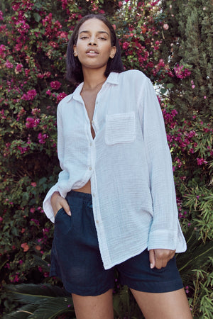 TAMMY DRAWSTRING LINEN SHORT - Velvet Staging 2.0