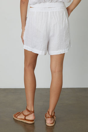TAMMY DRAWSTRING LINEN SHORT - Velvet Staging 2.0