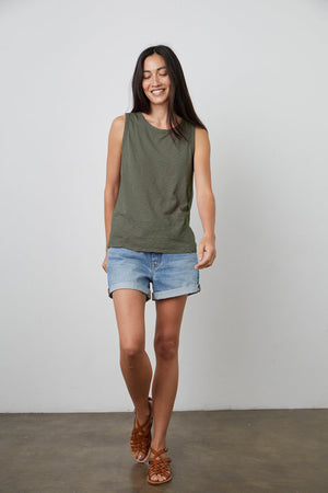 TAURUS COTTON SLUB TANK - Velvet Staging 2.0