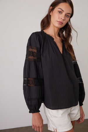 TAYLER COTTON LACE BOHO TOP - Velvet Staging 2.0