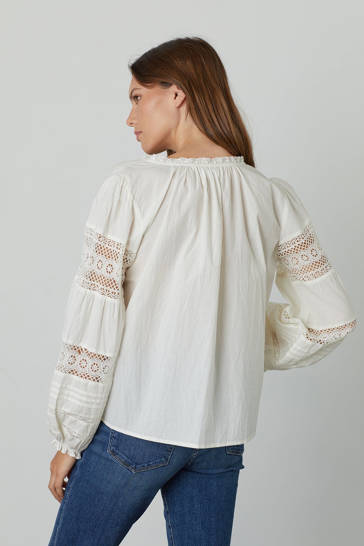 TAYLER COTTON LACE BOHO TOP - Velvet Staging 2.0-26916370448580