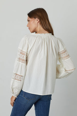 TAYLER COTTON LACE BOHO TOP - Velvet Staging 2.0