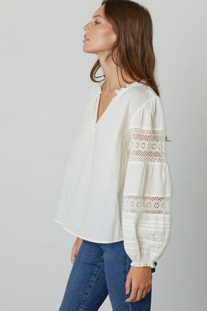 TAYLER COTTON LACE BOHO TOP - Velvet Staging 2.0