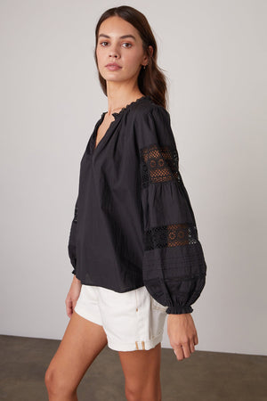 TAYLER COTTON LACE BOHO TOP - Velvet Staging 2.0