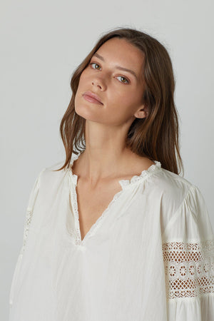 TAYLER COTTON LACE BOHO TOP - Velvet Staging 2.0