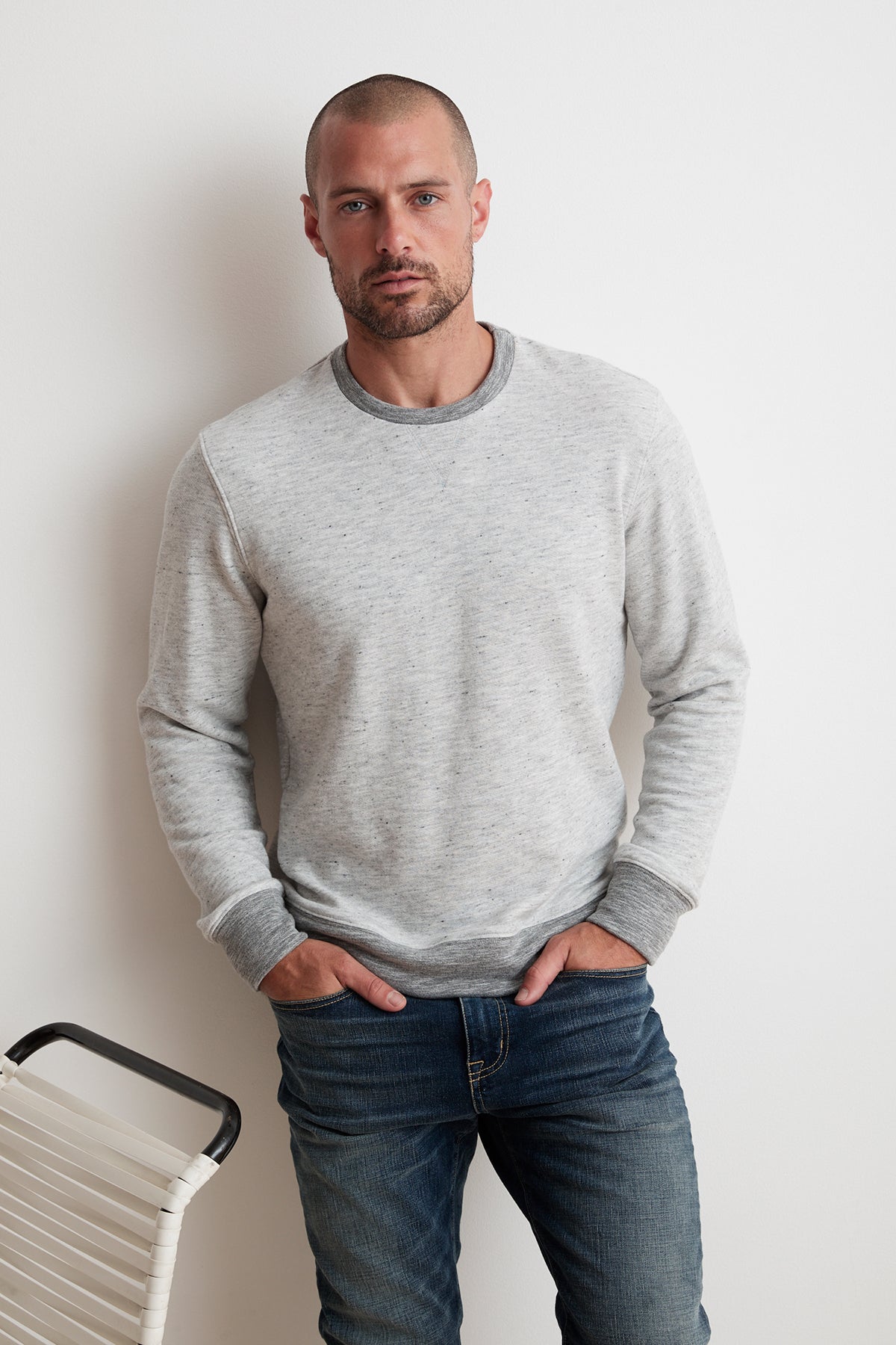 TEDDIE FRENCH TERRY SWEATSHIRT - Velvet Staging 2.0
