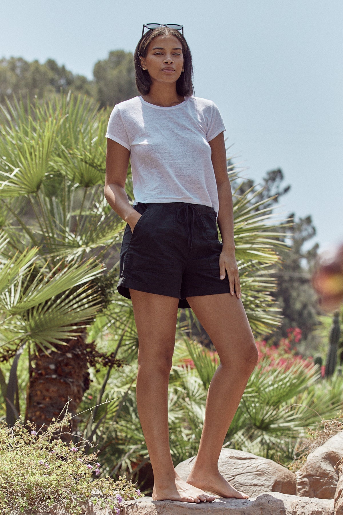 TENLEY DRAWSTRING SHORT - Velvet Staging 2.0-26916370186436