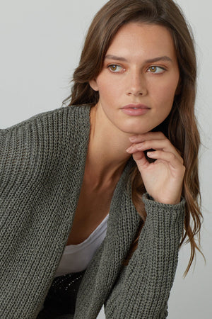 TERRAH OPEN FRONT CARDIGAN - Velvet Staging 2.0