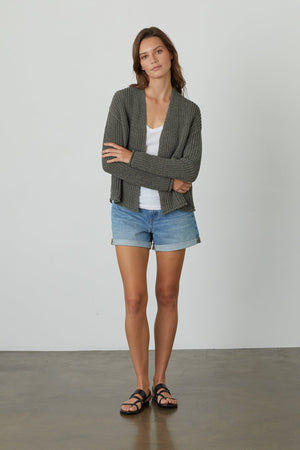 TERRAH OPEN FRONT CARDIGAN - Velvet Staging 2.0