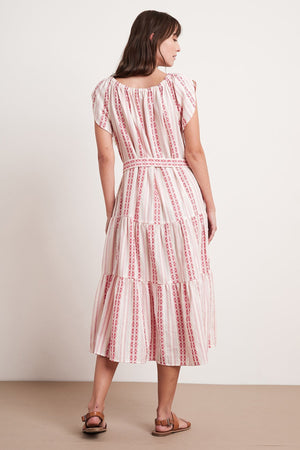 TIAN STRIPE JACQUARD MAXI DRESS - Velvet Staging 2.0