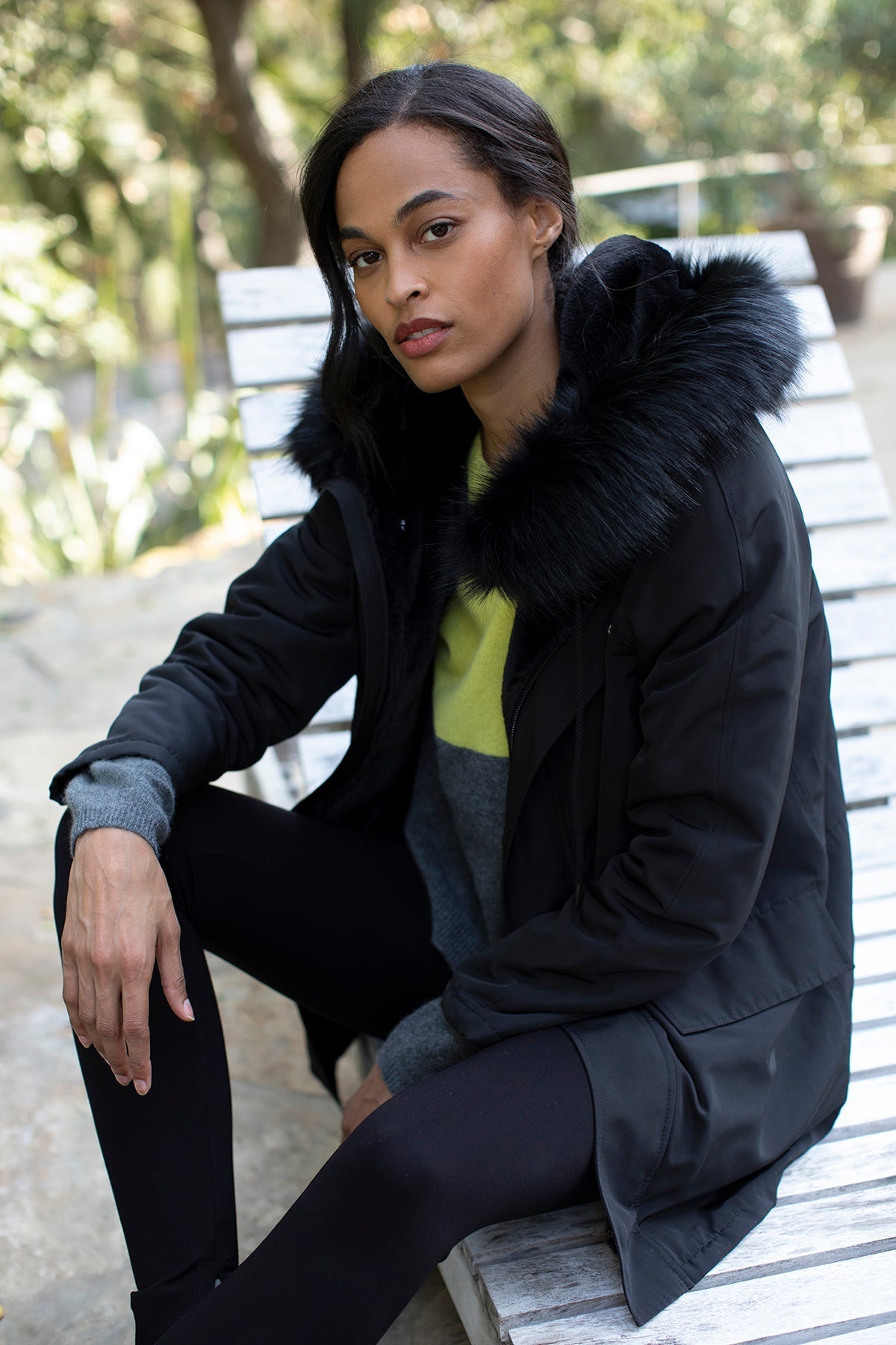 TIFFANY LUX FUR LINED PARKA - Velvet Staging 2.0