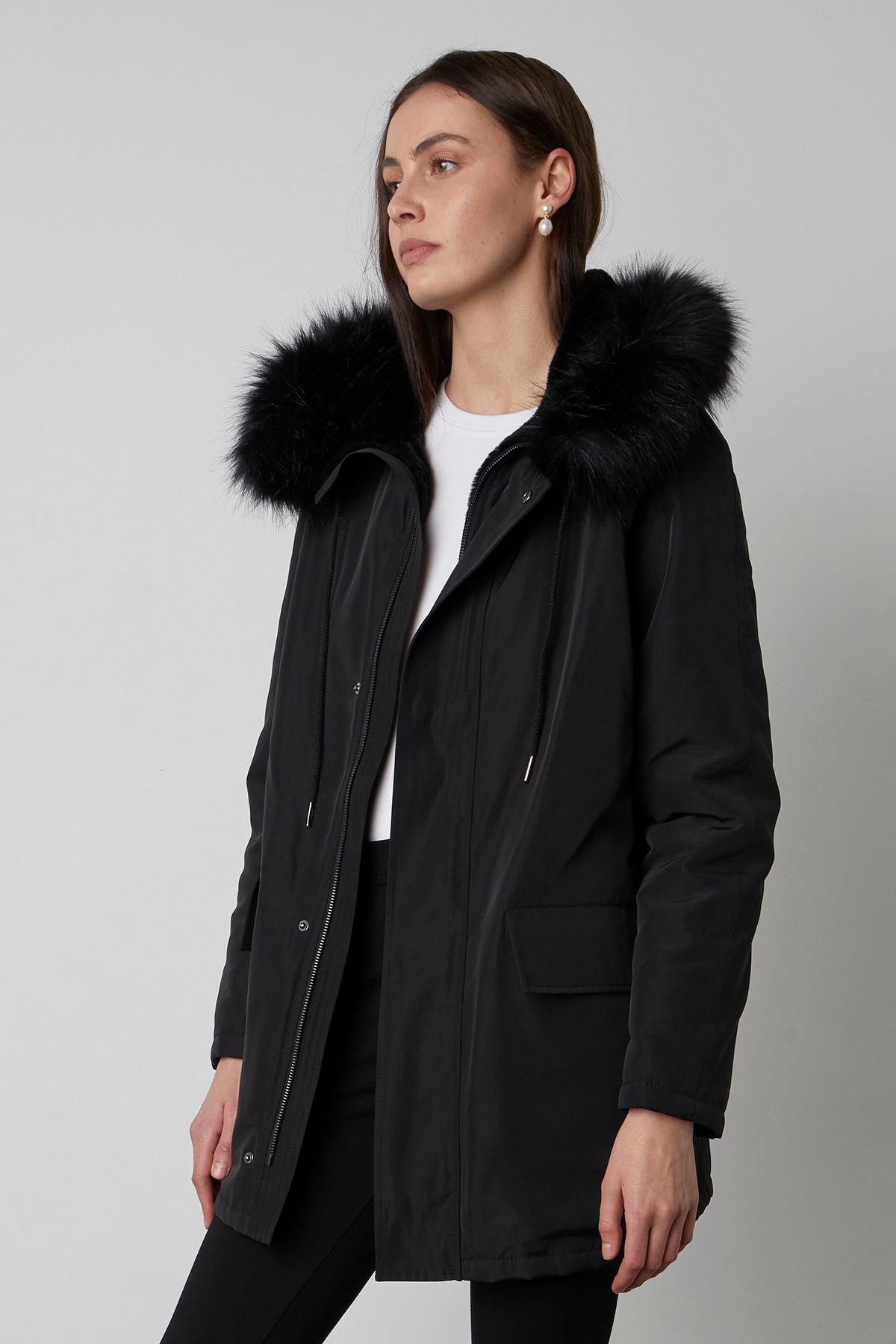 TIFFANY LUX FUR LINED PARKA - Velvet Staging 2.0