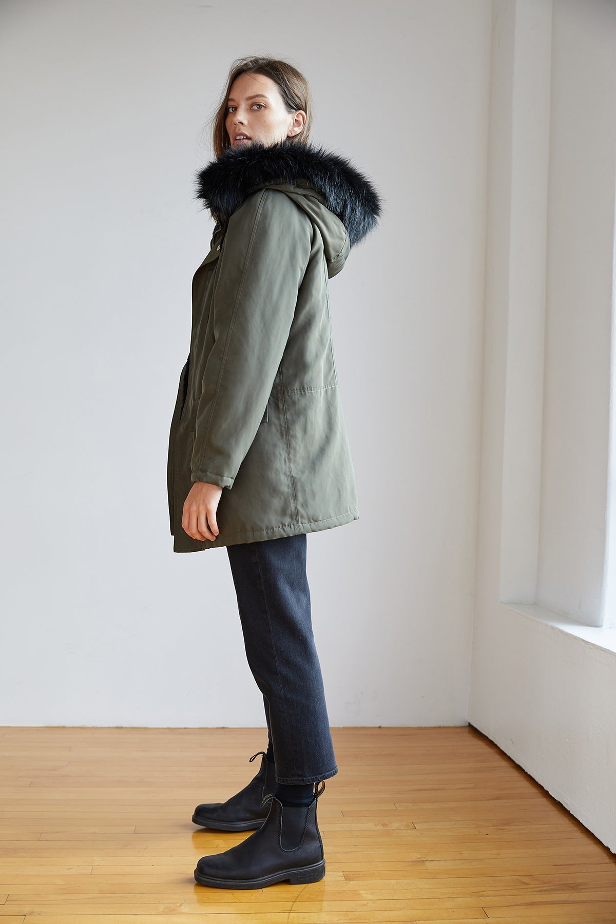 TIFFANY LUX FUR LINED PARKA - Velvet Staging 2.0
