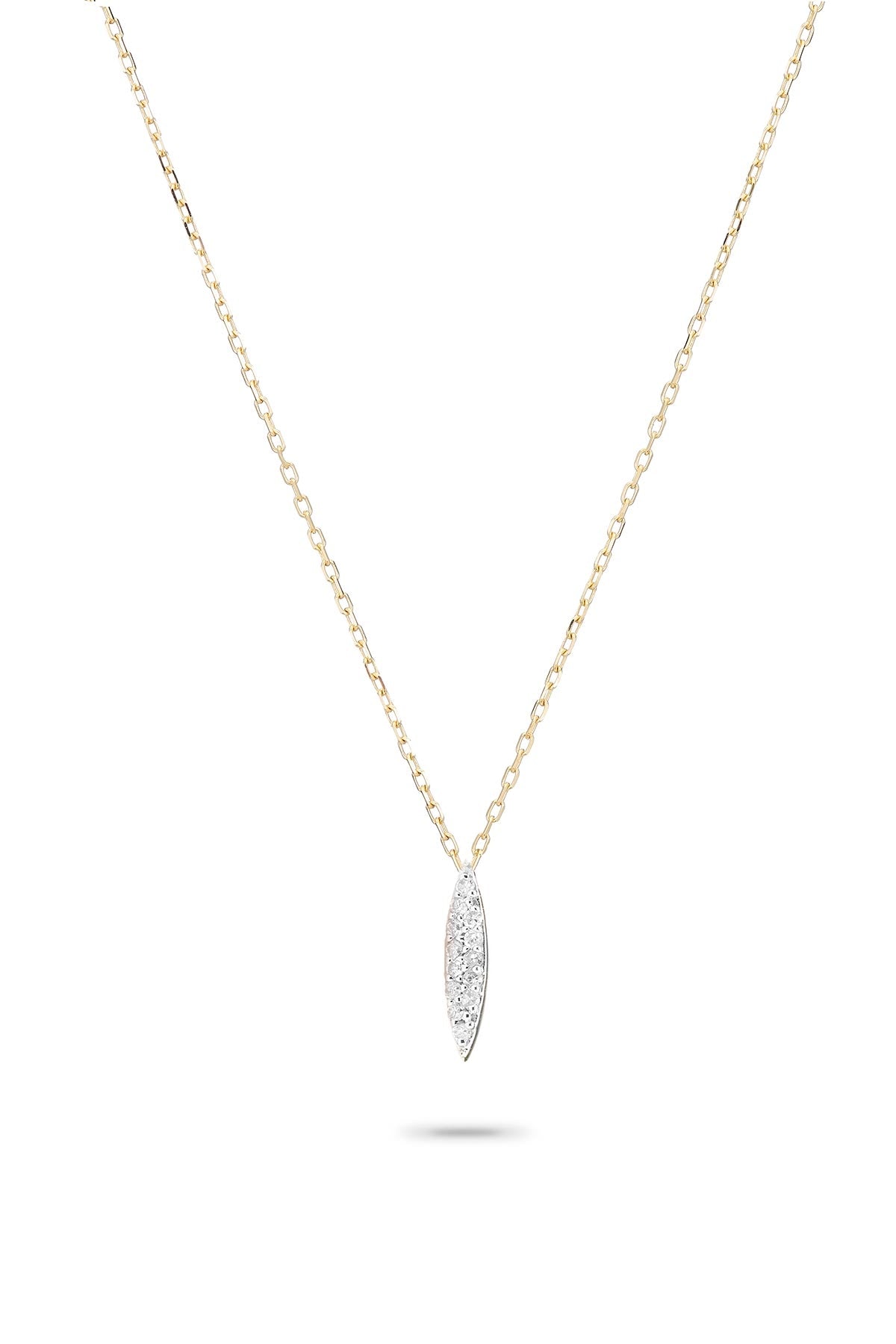TINY PAVÉ MARQUISE NECKLACE by ADINA REYTER - Velvet Staging 2.0