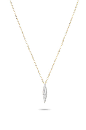 TINY PAVÉ MARQUISE NECKLACE by ADINA REYTER - Velvet Staging 2.0
